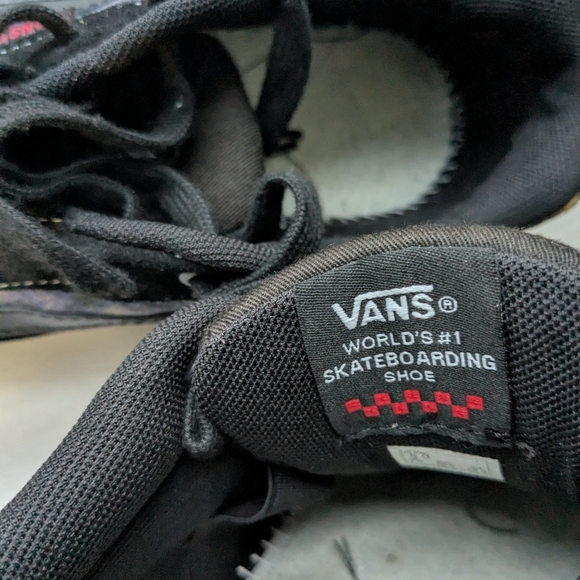 Vans Kyle Walker Skate Shoes Faux. Off the Wall Skateboarding. Size 8. Black - Picture 7 of 10